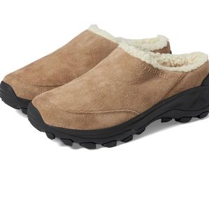 Women's Tan Suede Slip-On Shoes